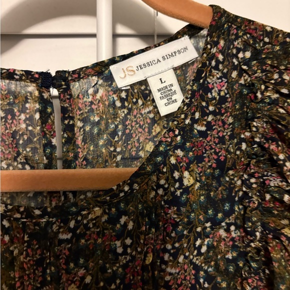 Jessica Simpson Multicolor Ruffle Blouse - Picture 2 of 2